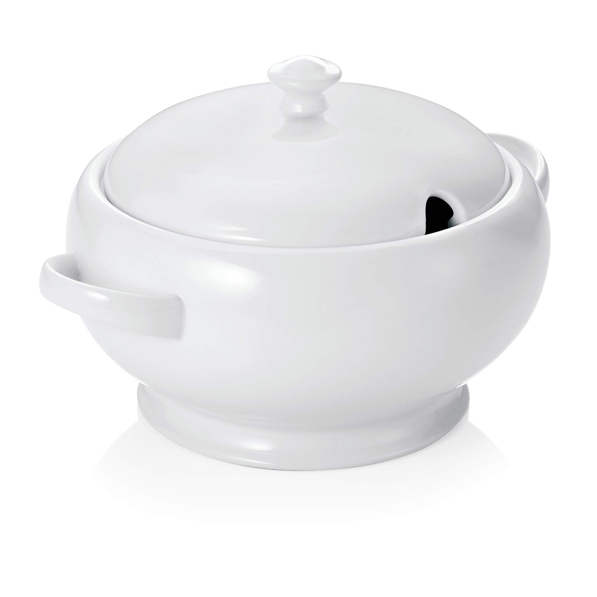 ASA Terrinenform Aus Porzellan – Weiße Rechteckige Servierform 38x24 Cm (klassisches Design)