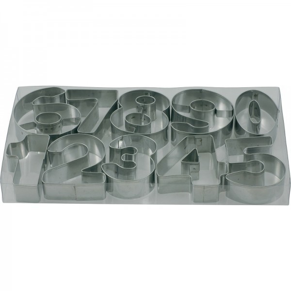 Set Ausstechformen in PVC Box, 7,5 cm - Nr. 0-9, 18/0
